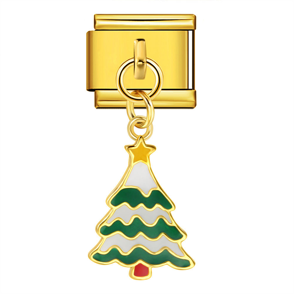 Julgran - Guld - Hängberlock