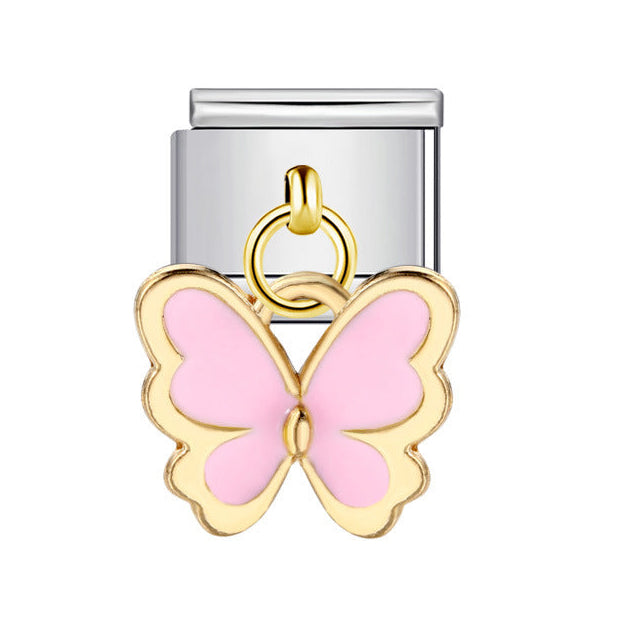 Fjäril - Rosa - Hängande