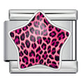 Stjärna - Rosa Leopard