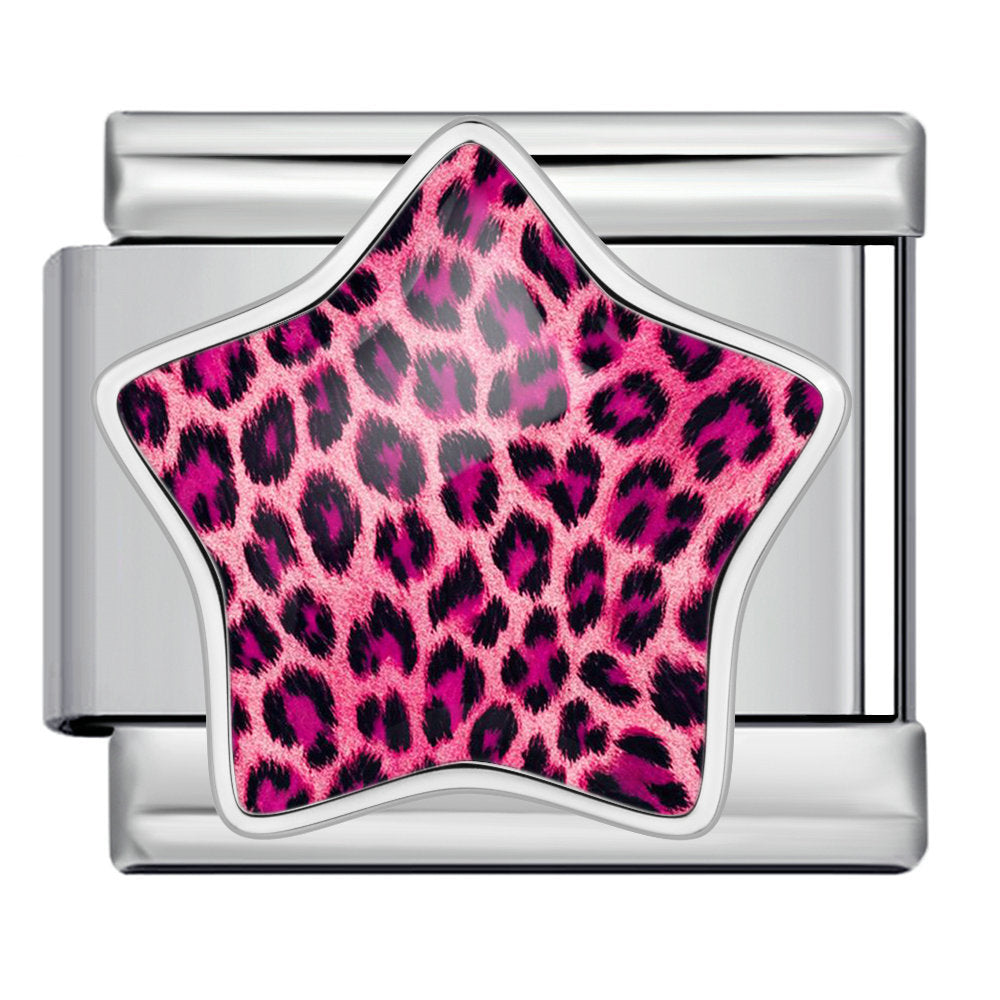 Stjärna - Rosa Leopard